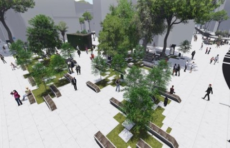 Bornova Küçükpark Meydanı 2 buçuk kat büyüyecek!