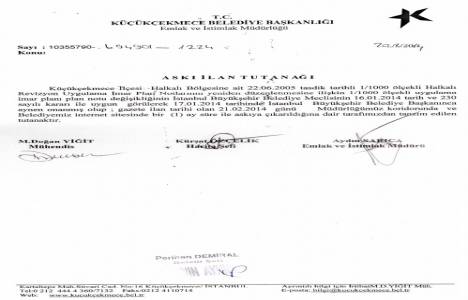 Küçükçekmece Halkalı ve Merkez imar planı askıya çıktı!