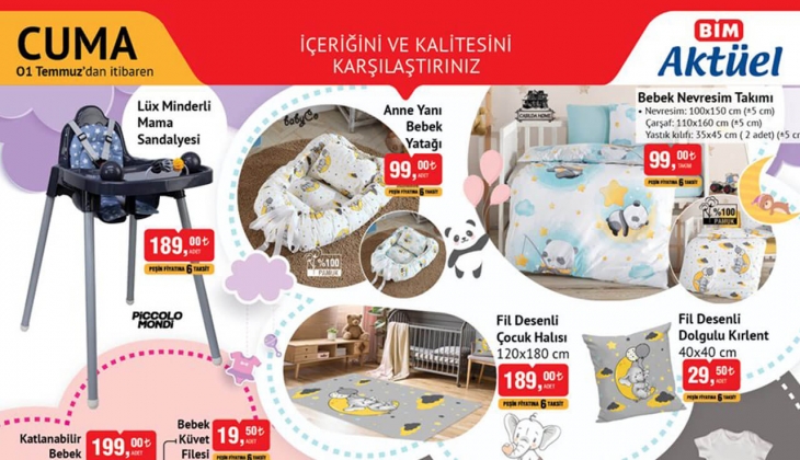BİM 1 Temmuz kataloğu! 1 Temmuz Cuma BİM kataloğu yayınlandı mı?