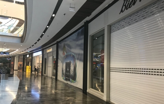 Kira protestosu markalara Bursa Marka AVM'de kepenk indirtti!