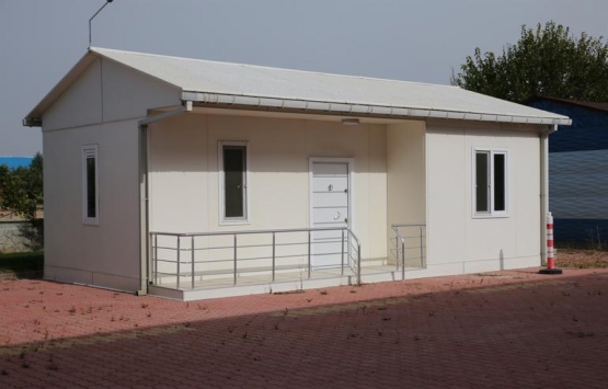 Konya'da ateşe dayanıklı evler üretiliyor!