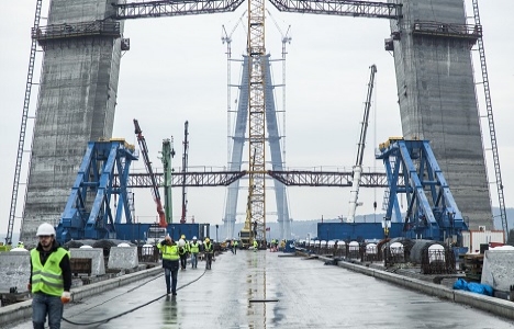 3.Boğaz Köprüsü inşaatından son fotoğraflar!