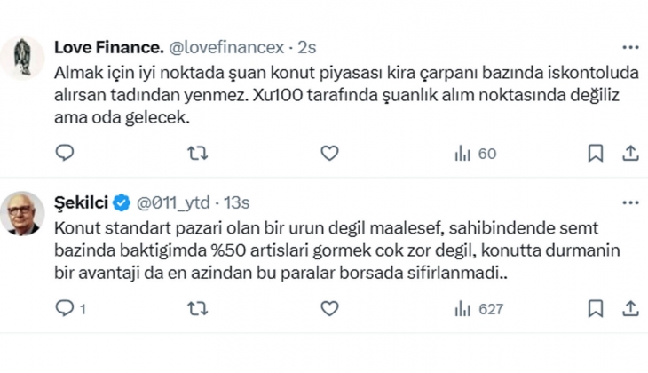 Son 1 senede gayrimenkul yatırımcıları yüzde 14,7 zarar etti! Peki borsada son durum ne?