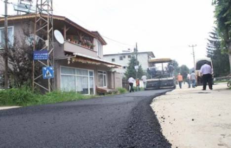 Pazarköy ve Harunusta arasında asfalt çalışması!