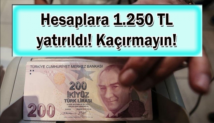 Aile Destek Programında Nisan 2023 müjdesi geldi! Hesaplara tek tek 1.250 TL yatırıldı! Bu paraları aman kaçırmayın