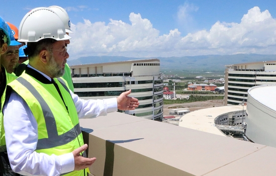 Erzurum Şehir Hastanesi yıl sonunda hizmete açılacak!