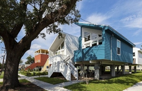 Brad Pitt New Orleans ta yıkılan 109 evi yeniledi!