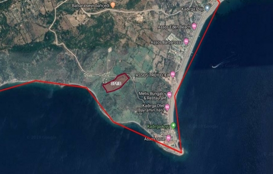 Ayvacık'ta 6.6 milyon TL'ye icradan satılık tarım arazisi!