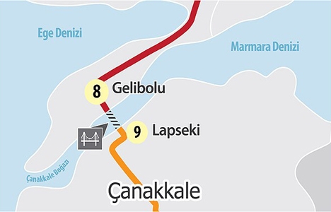 Çanakkale Boğaz Köprüsü'nün ihalesi bu yıl yapılacak!