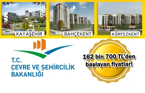 Çevre ve Şehircilik Bakanlığı'nın konutları 8 Şubat'ta satışta!