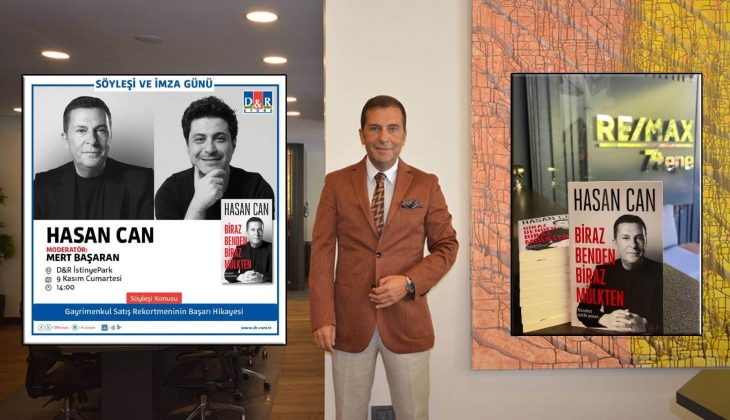 Gayrimenkul satış rekortmeni Hasan Can ilk kitabını imzalıyor!