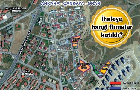 Emlak Konut Çankaya Oran ihalesine 2 firmadan teklif!