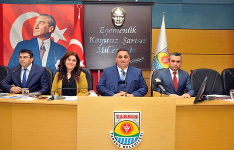 Tarsus Belediye Meclisi Aralık ayı toplantısı gerçekleşti!