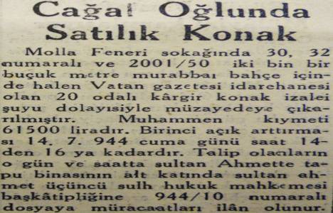 cağaloğlu konakları