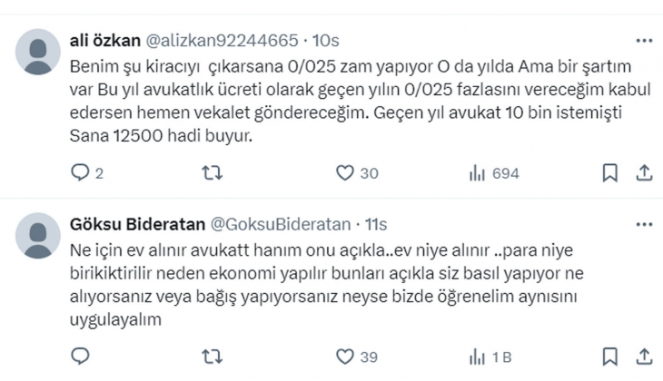 Avukattan ev sahiplerini çıldırtan çıkış: Bizim gibilere denk gelse kan çıkar o tehditlerden!