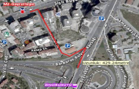 Şişhane Hacıosman metro aktarması!