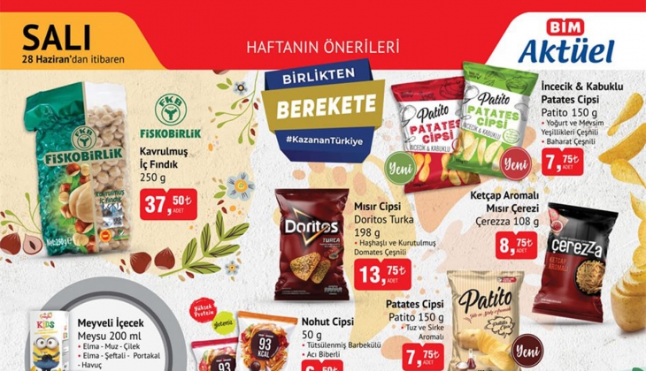 BİM 28 Haziran kataloğu! 28 Haziran Salı BİM kataloğu yayınlandı mı?