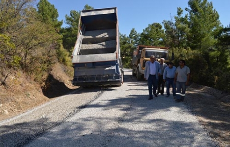 Akseki Çimi yolu asfaltlanıyor!