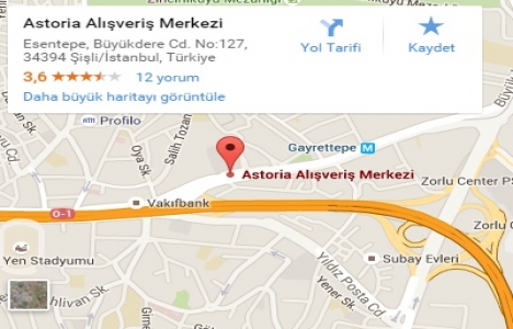 Astoria AVM bayramda açık mı?