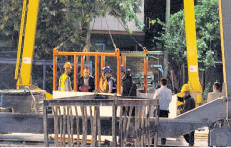 Dudullu-Bostancı Metrosu'nun inşaatında kaza!