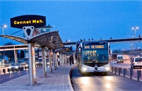 Cennet metrobüs durağında çalışma var, yol kapatılacak!