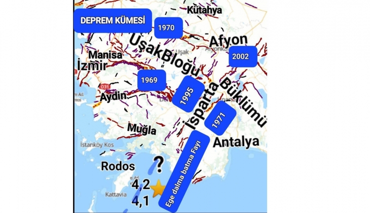 Jeoloji Mühendisi Prof. Dr. Osman Bektaş tan Ege uyarısı: 6-7 büyüklüğünde 5 deprem üreten küme büyüyor!