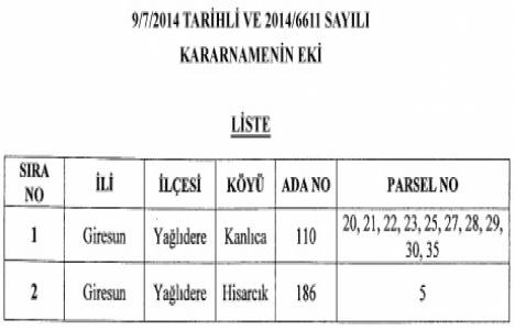 Koçlu Hidroelektrik Santrali için Giresun Yağlıdere de kamulaştırma!
