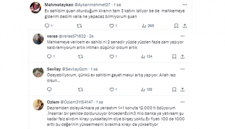 Kiracılara anket: Kiranızı rahat ödeyebiliyor musunuz yoksa mahkeme aşamasında mısınız?