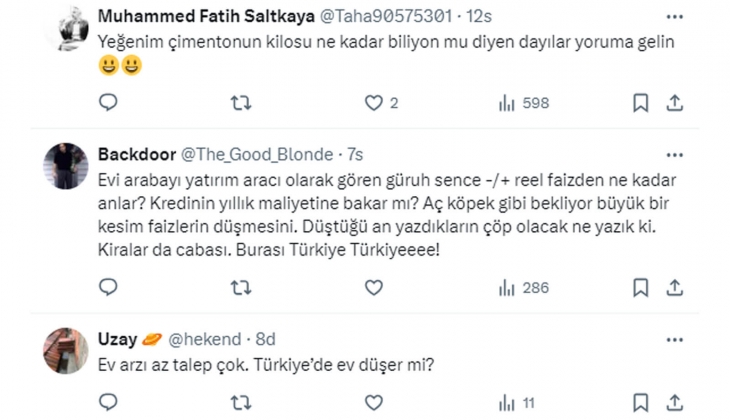 Faizler düşünce konut fiyatları fırlamaz: 2021 Eylül ün bile gerisine düşer!