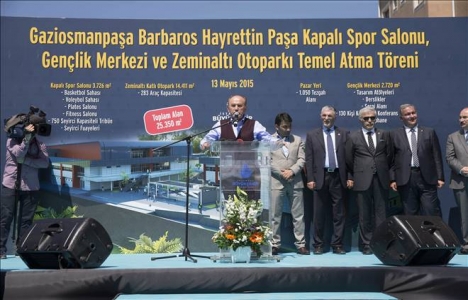 Küçükköy Kapalı Spor Salonu'nun temel atma töreni gerçekleşti!