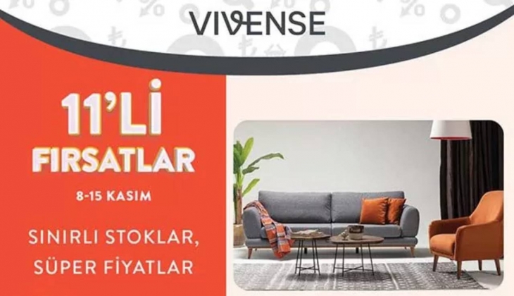 Vivense'de 11.11 kampanyası için son gün fırsatlarını kaçırmayın! İşte 15 Kasım 2022 fiyat listesi