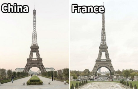 Çin de inşa edilen çakma Paris ilgi görmedi!