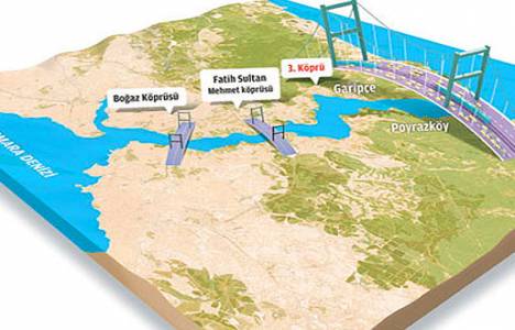 Üçüncü köprünün 3'te 2'si tamamlandı!