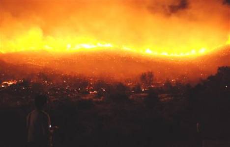 Gazipaşa'da ormanlık alanda 120 hektar alan yangından zarar gördü!