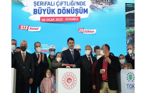 Ataşehir Şerifali İmar İskan Blokları'nın temeli atıldı!