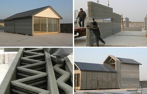 İşte Çin de 3D yazıcıyla yapılan 200 metrekarelik ev!
