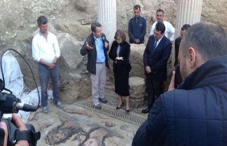 Zeugma'da Muzalar Evi kazı çalışmalarında 3 yeni mozaik bulundu!