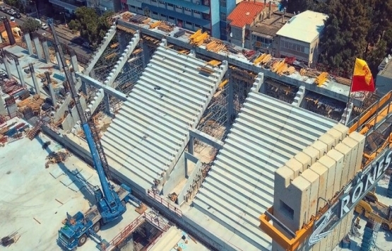 İzmir stat inşaatları tam gaz devam ediyor!