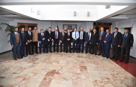 Altındağ Müteahhitler Derneği'nden Veysel Tiryaki'ye ziyaret!