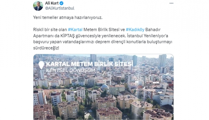 KİPTAŞ tan 2 proje için son dakika müjdesi! Temelleri çok yakında atılıyor!