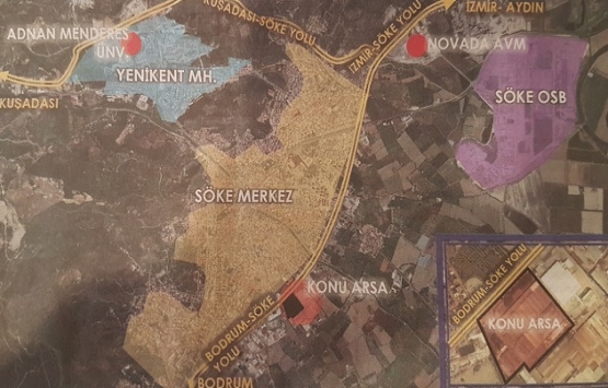 Söktaş Aydın Söke deki arsasını 12 Eylül de satacak!