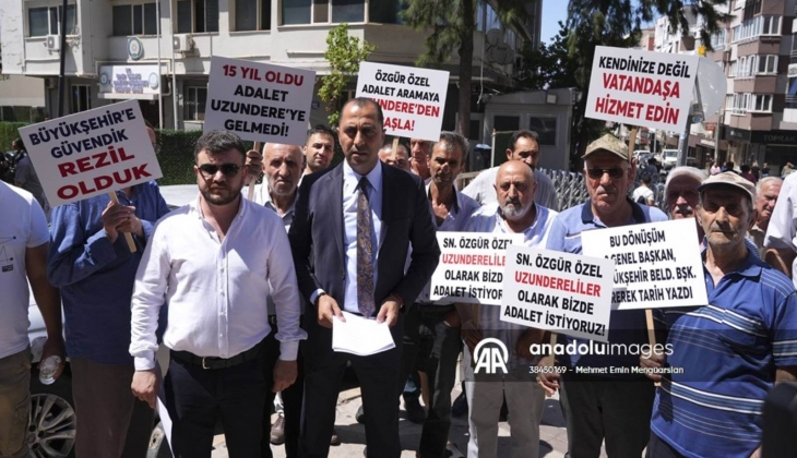 İzmir deki kentsel dönüşüm mağdurları isyan etti: 15 yıl oldu adalet Uzundere ye gelmedi!