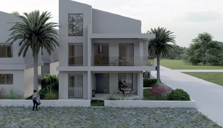 Ofrynio Beach Villas projesinde 320 bin Euro’ya yüzme havuzlu villa!