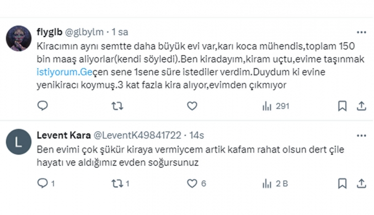 Mağdur ev sahibi: Kiracım 4 bin TL ye oturuyor, kendi evini 15 bin TL ye kiraya vermiş!