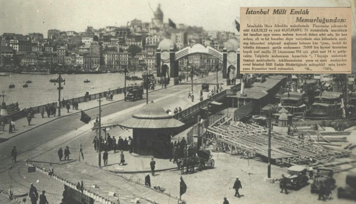 İstanbul Milli Emlak Memurluğu 1934'te 2 taksitle gayrimenkul satıyormuş!