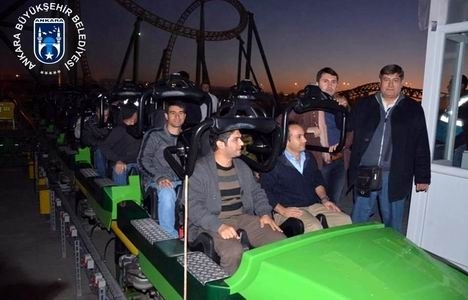 Melih Gökçek, AA personeline Ankapark ı gezdirdi!