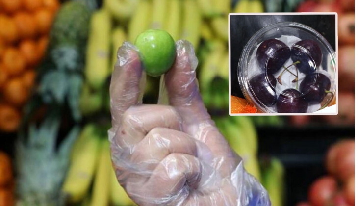 Kilogramı 1500 ile 2 bin 200 TL arasında değişen 4 adet 50 gram erik 89 TL, 5 adet kiraz 125 TL'ye satılıyor!