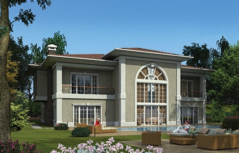 Batı Mahal projesinde kale gibi sağlam villalar!