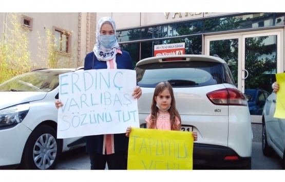 Varyap Plaza mağdurlarından protesto gösterisi!