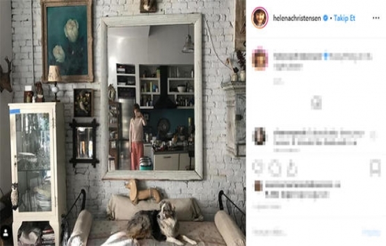 Helena Christensen huzuru dağ evinde buldu!